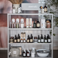 Shelving unit w. 4 wheels, MKTrolley, Grey