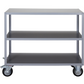 Shelving unit w. 4 wheels, MKTrolley, Grey