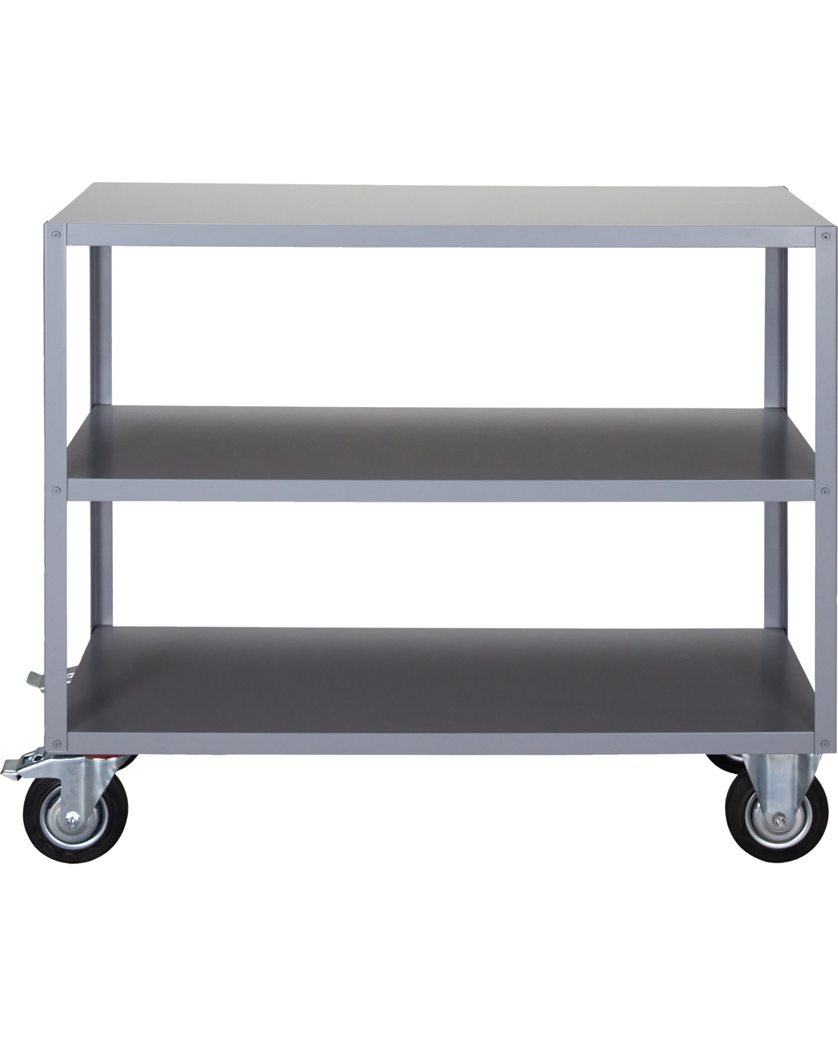 Shelving unit w. 4 wheels, MKTrolley, Grey