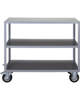 Shelving unit w. 4 wheels, MKTrolley, Grey