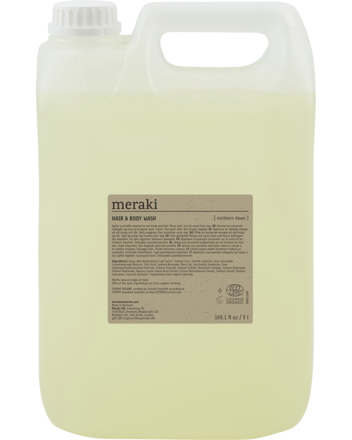 Hair & body wash, Northern dawn, refill