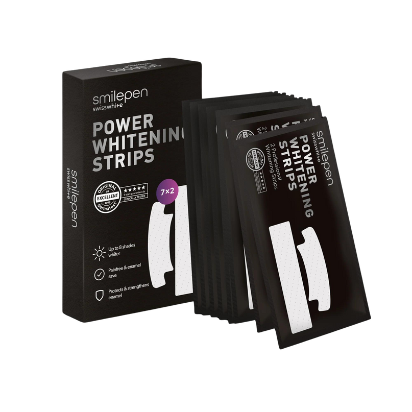 Power tooth whitening strips 7x2 strips