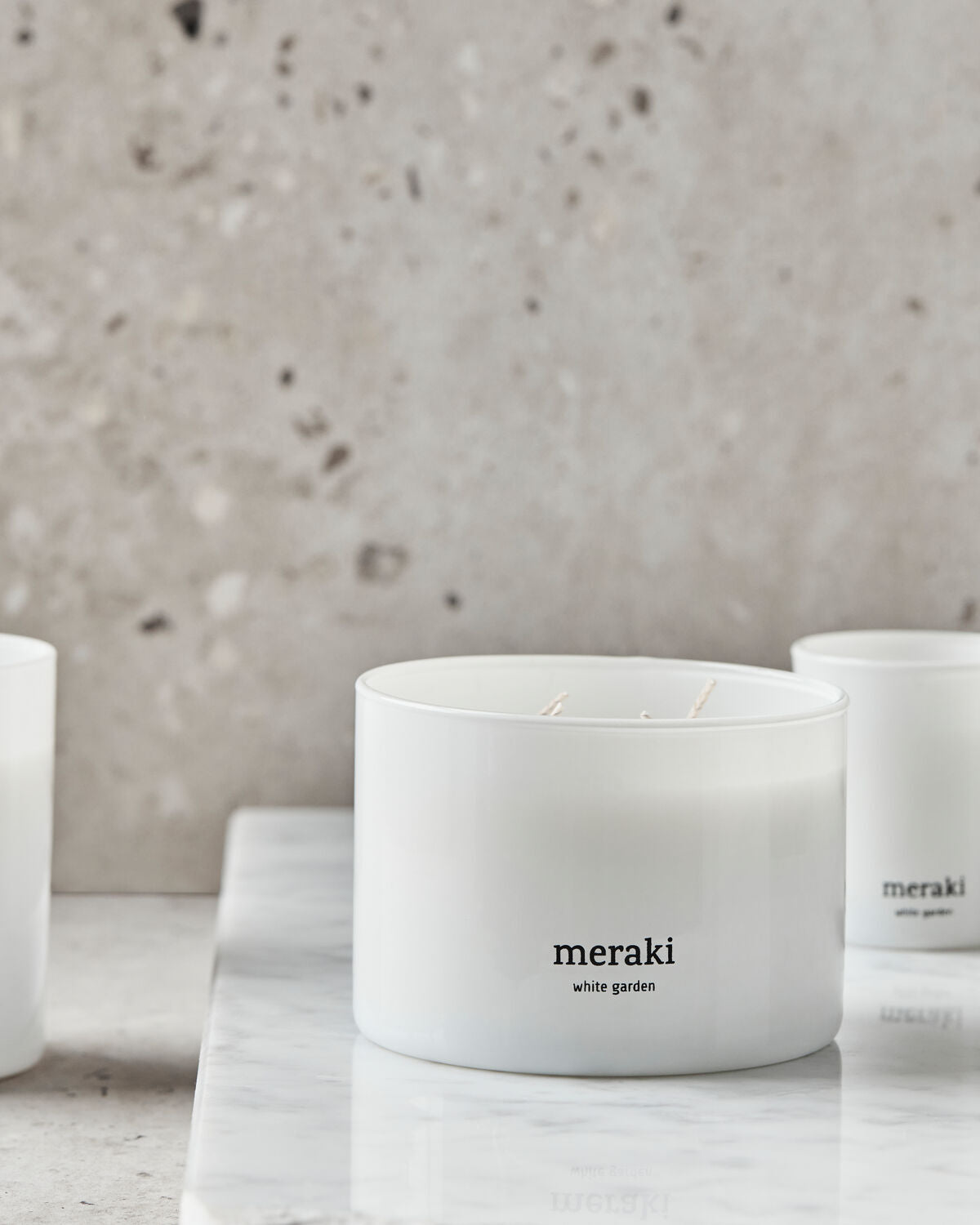 Meraki Duftkerze White Garden