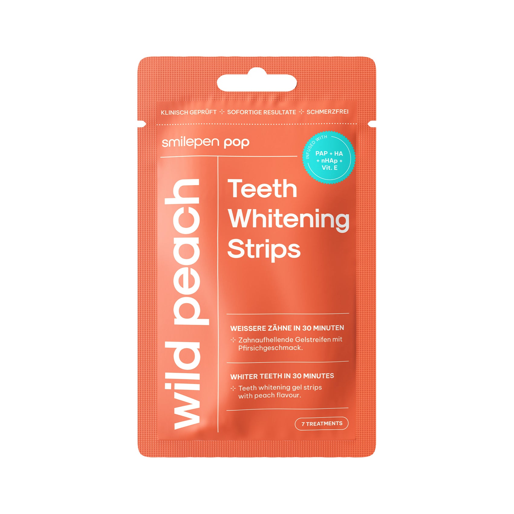 Pop Whitening Strips Wild Peach