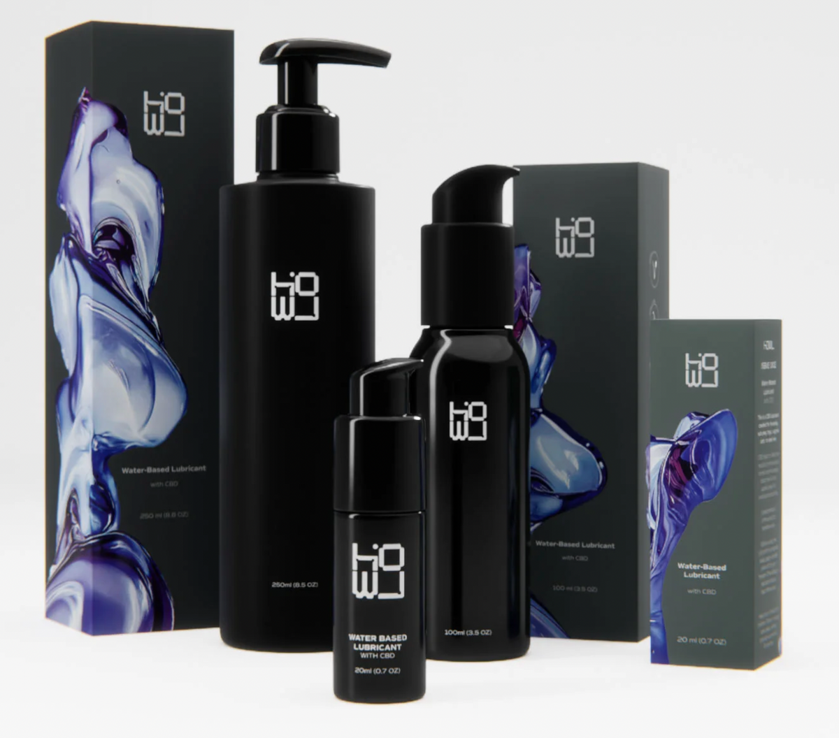 Wasserbasiertes CBD-Gleitgel
