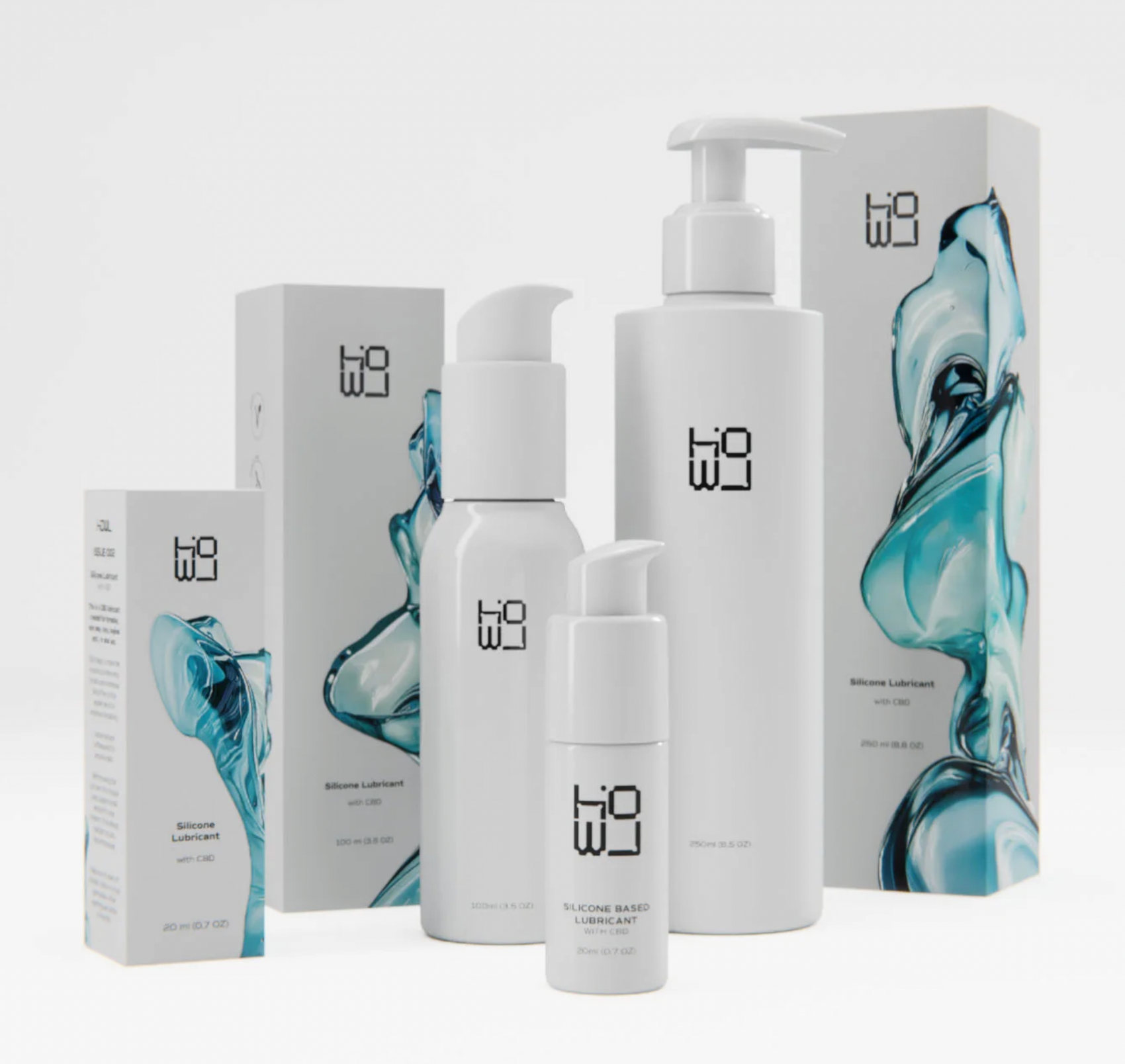 Lubrifiant au CBD et au silicone