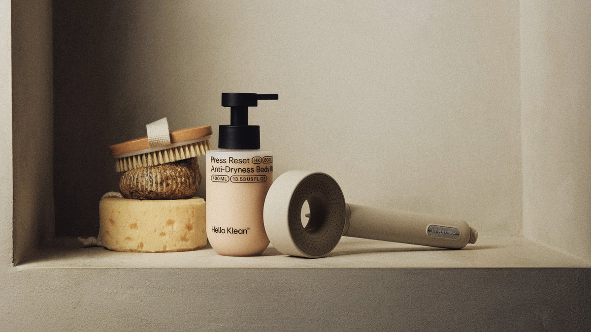 Hello Klean Shower Head 2.0 Beige