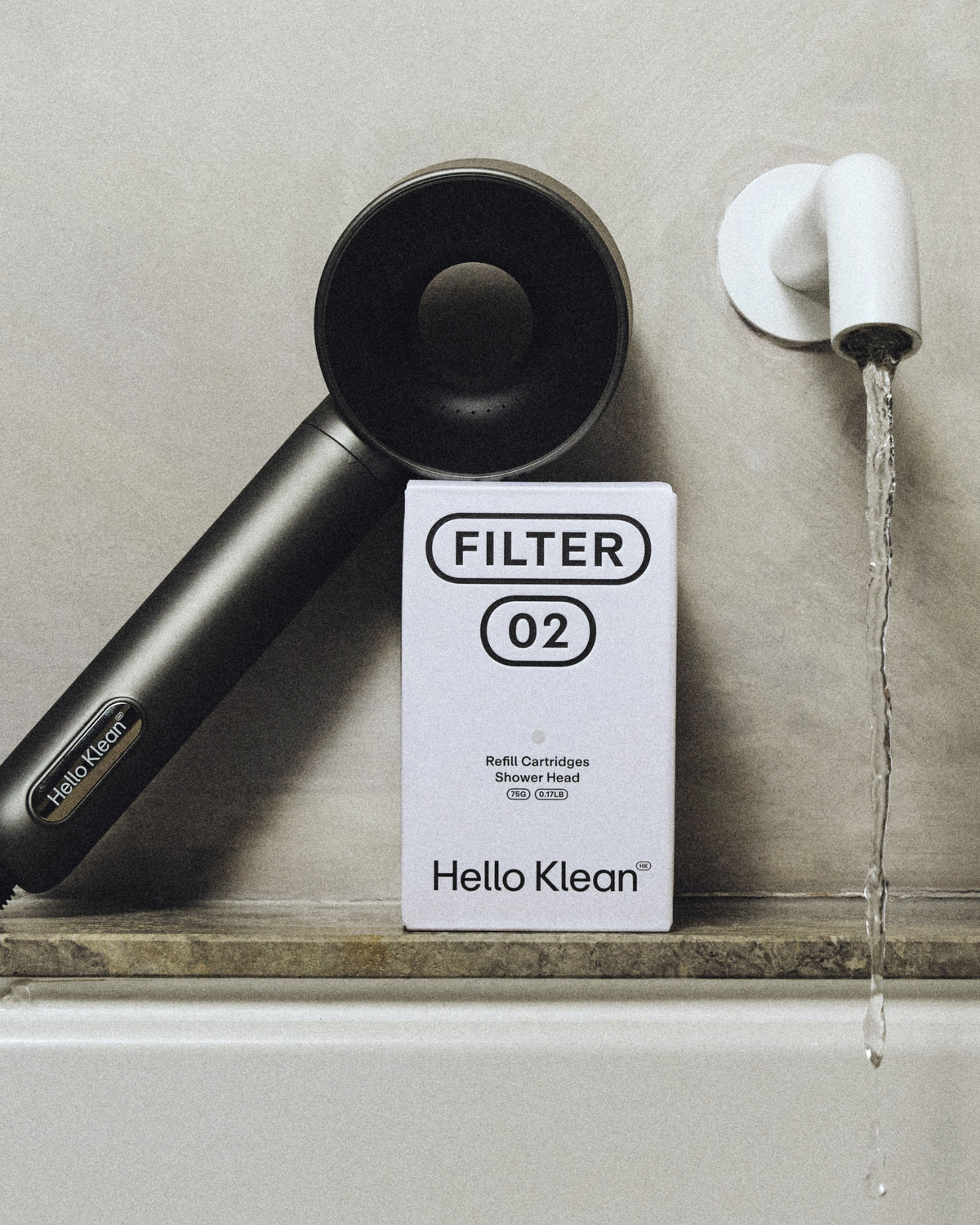 Hello Klean Shower Head 2.0 Matt Chrome