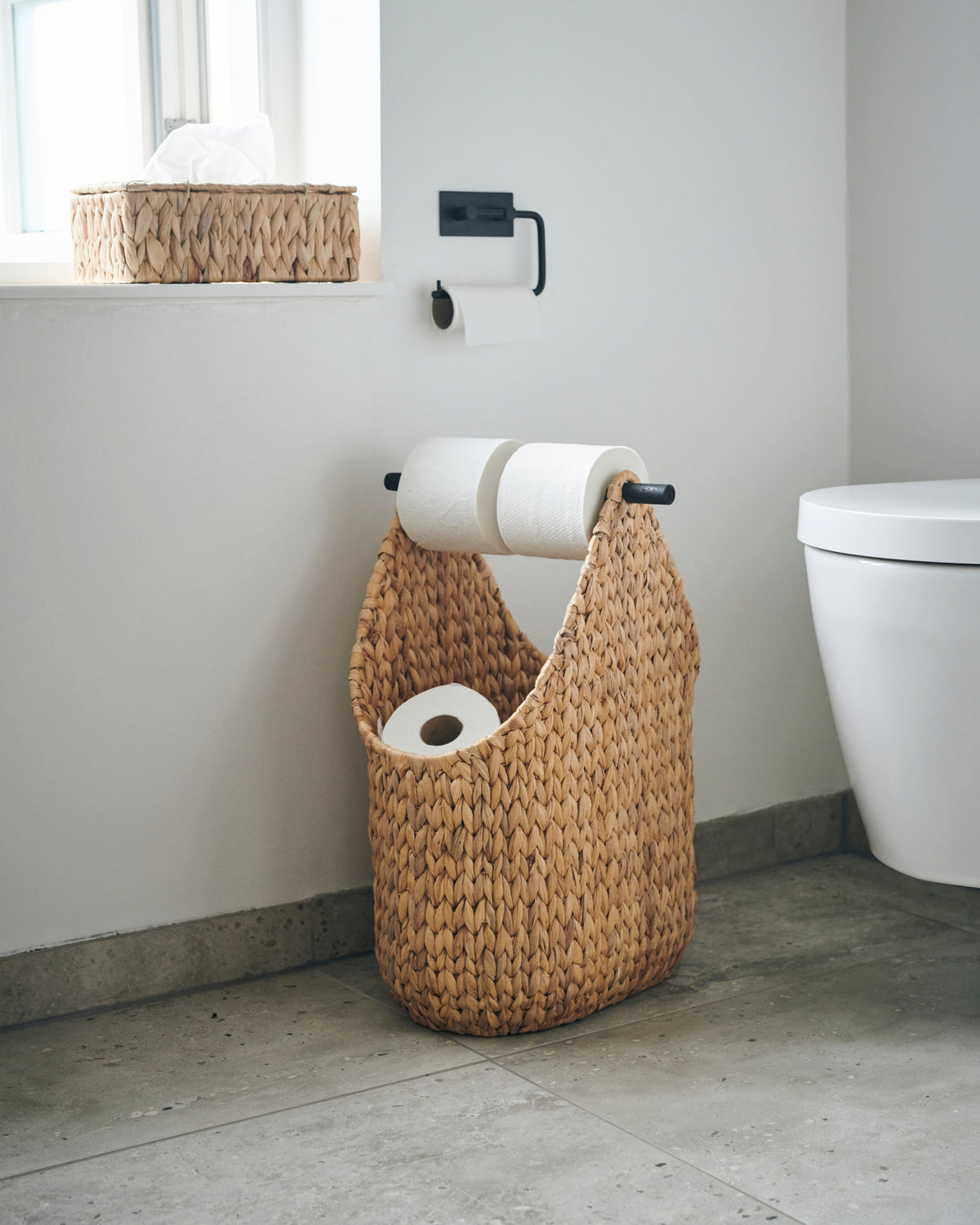 Toilettenpapierhalter HDPaper Natur 35 cm