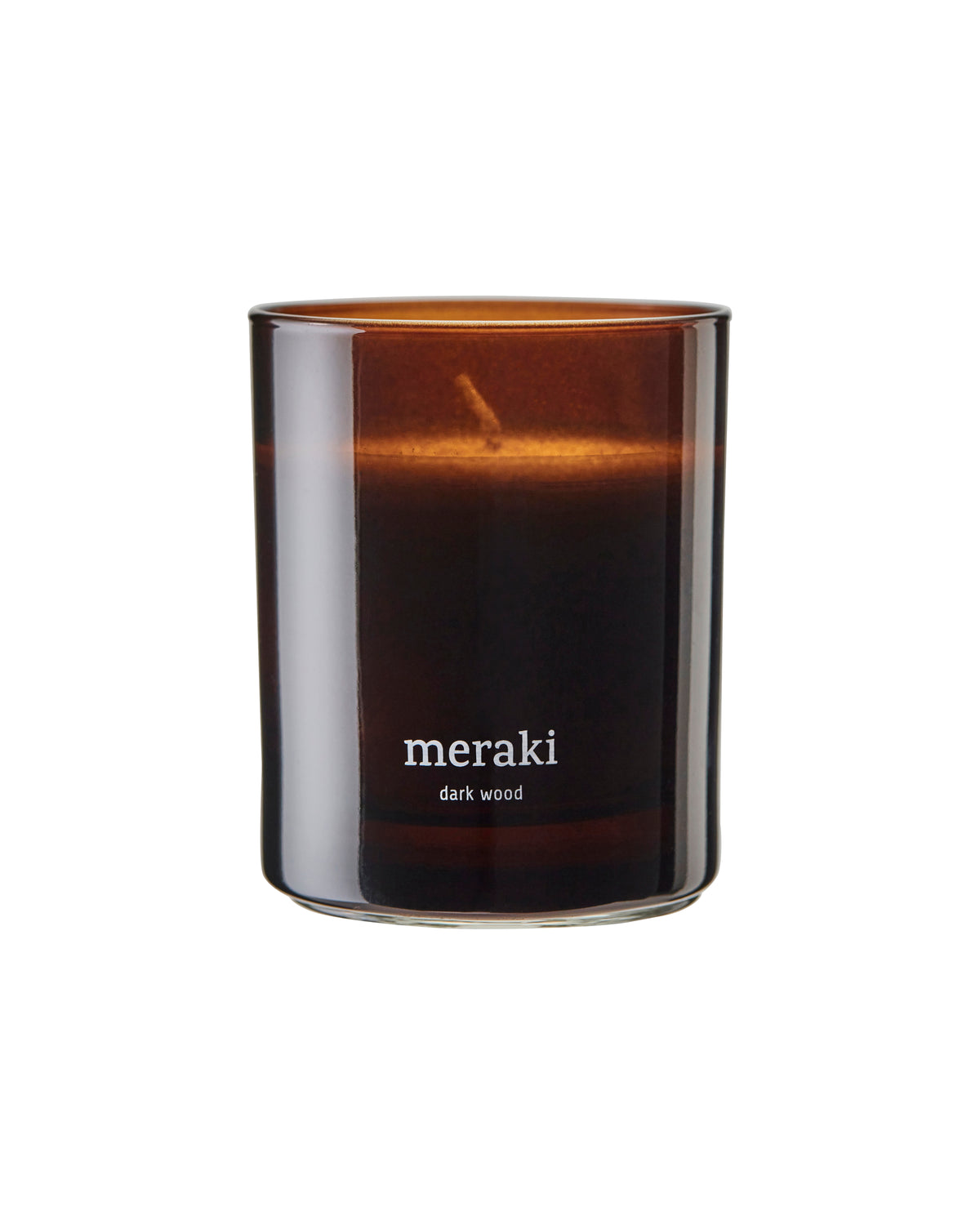 Meraki Duftkerze Dark Wood – 200 g