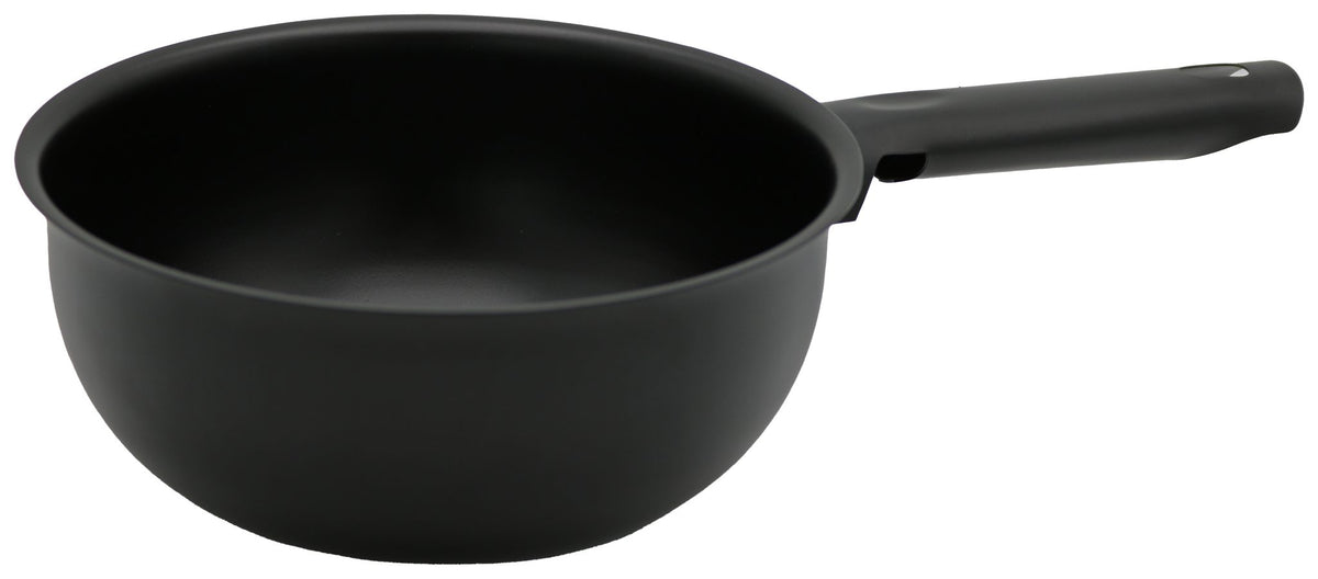 Wasserschöpfer Edelstahl 1,5 l – Schwarz matt – Produktansicht