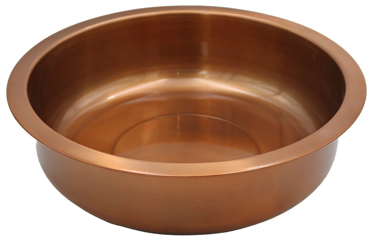 Waschschüssel 7 l – Kupferfarbe – Produktansicht