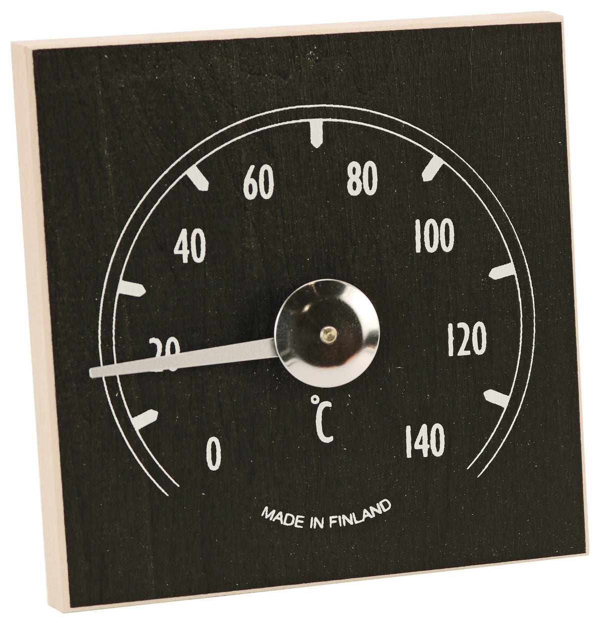 Sauna-Thermometer Schwarz – Modell 418 – Produktansicht