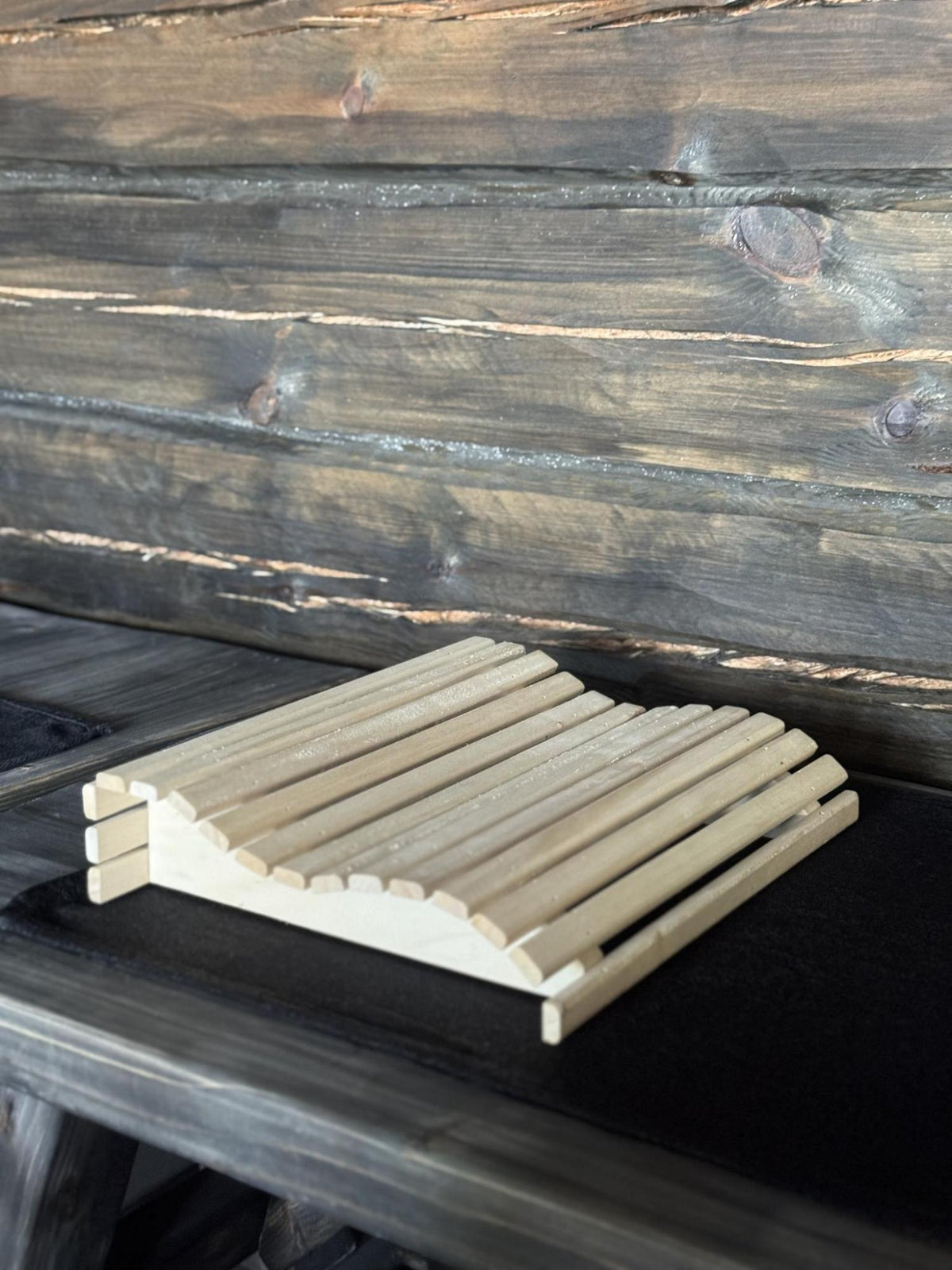 Sauna-Kopfstütze Espe 28 × 33,5 cm – weitere Originalansicht 2