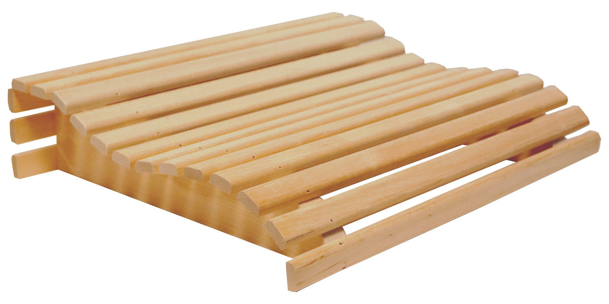 Sauna-Kopfstütze Schwarzerle 28 × 33,5 cm – Produktansicht