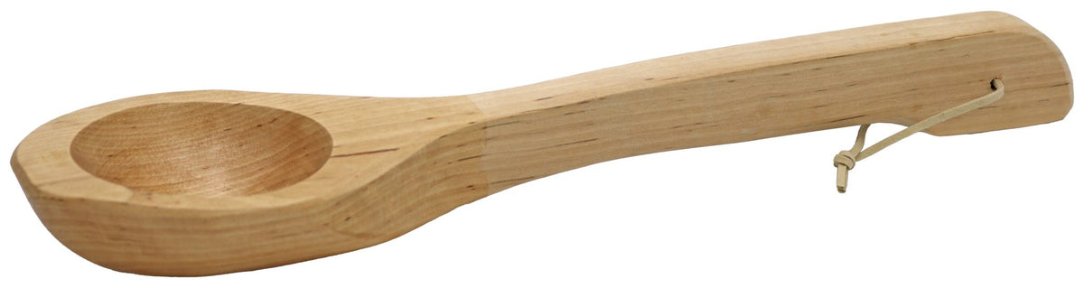 Saunakelle Birkenholz 40 cm mit lackierter Schöpfmulde – Produktansicht