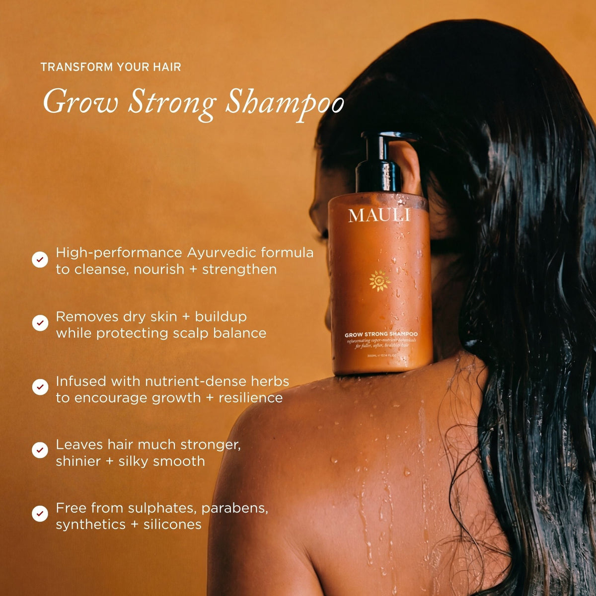 MAULI RITUALS Grow Strong Shampoo & Conditioner – Haarpflege-Set – Produktansicht 2