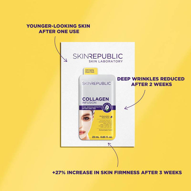 Collagen Hydrogel Facial Sheet Mask