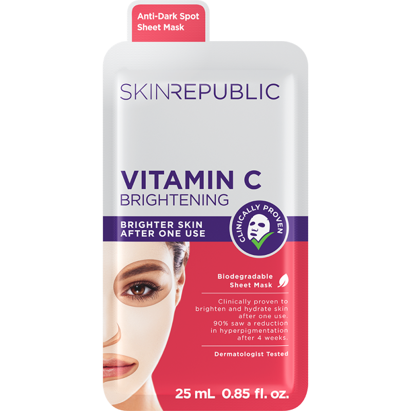 Vitamin C Brightening Gesichts-Tuchmaske