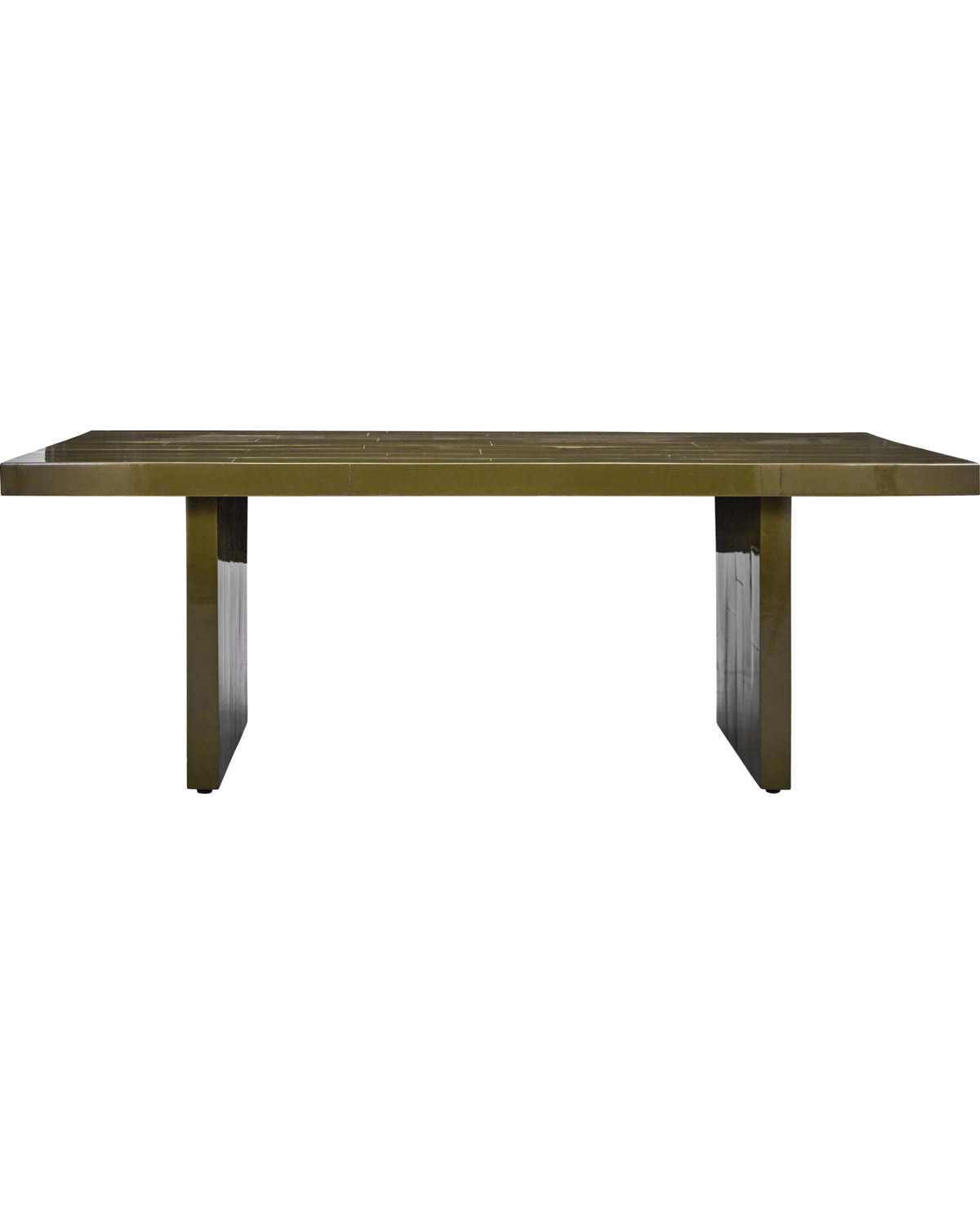 Green dining table from House Doctor