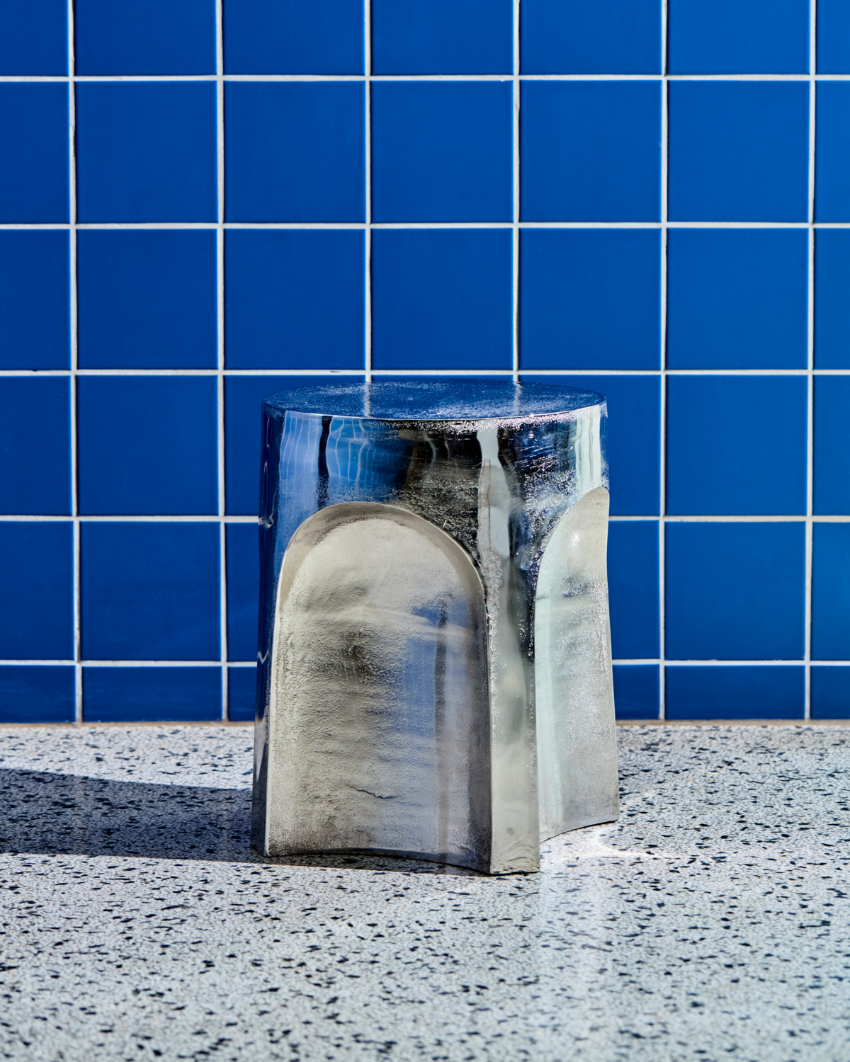 Beistelltisch Riga Silber