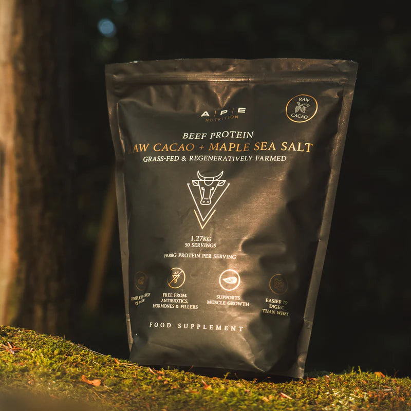 Grass-Fed Beef Protein with Raw Cacao &amp; Maple Sea Salt