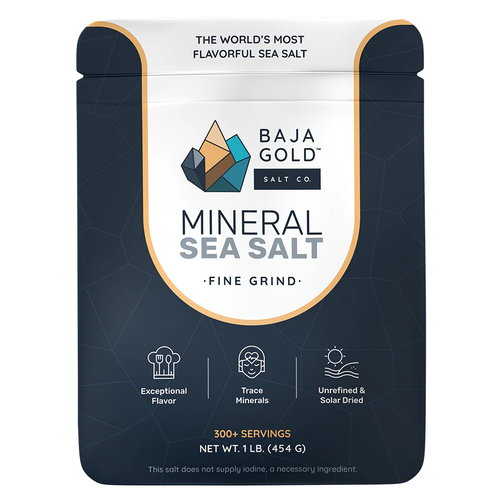 Baja Gold Signature Mineral Sea Salt - Fine Grind