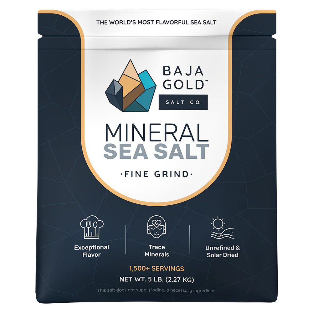 Baja Gold Signature Mineral Sea Salt - Fine Grind