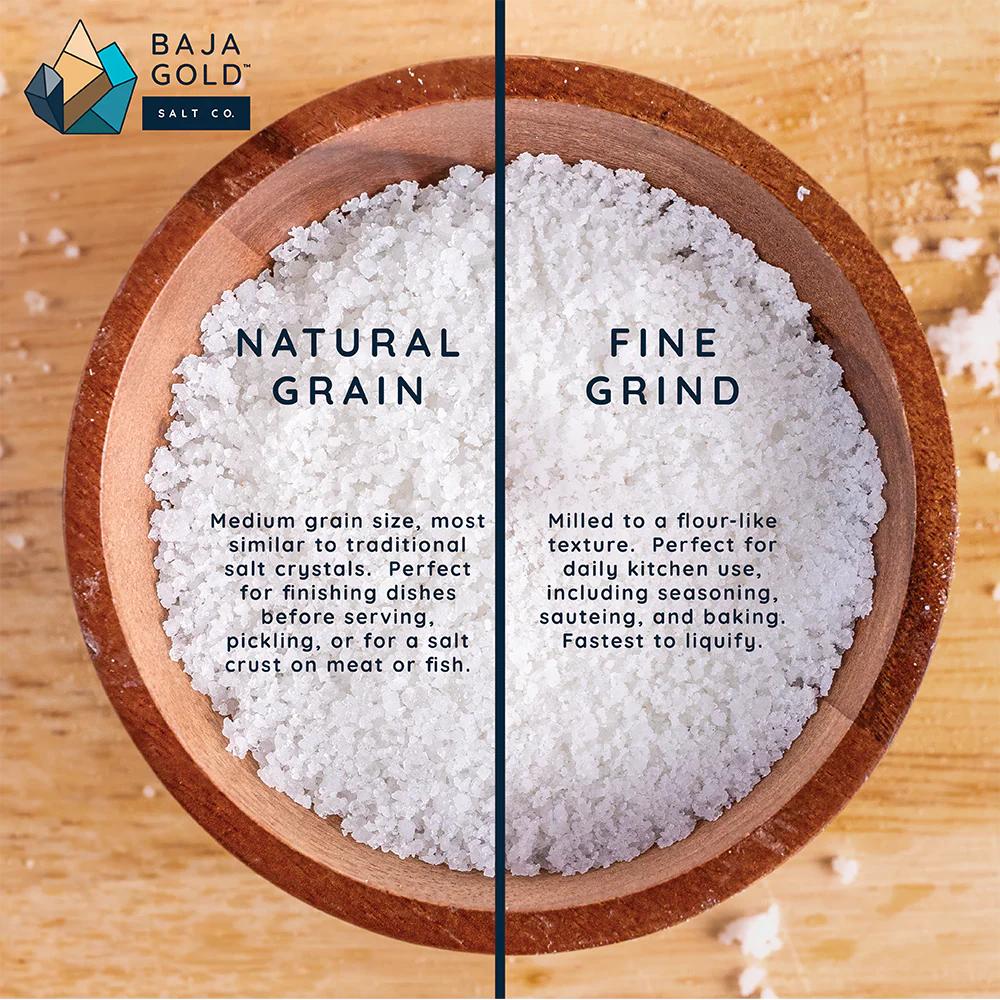 Baja Gold Signature Mineral Sea Salt - Fine Grind