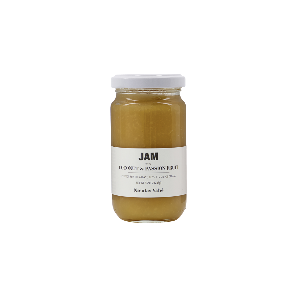 Confiture à la noix de coco et aux fruits de la passion