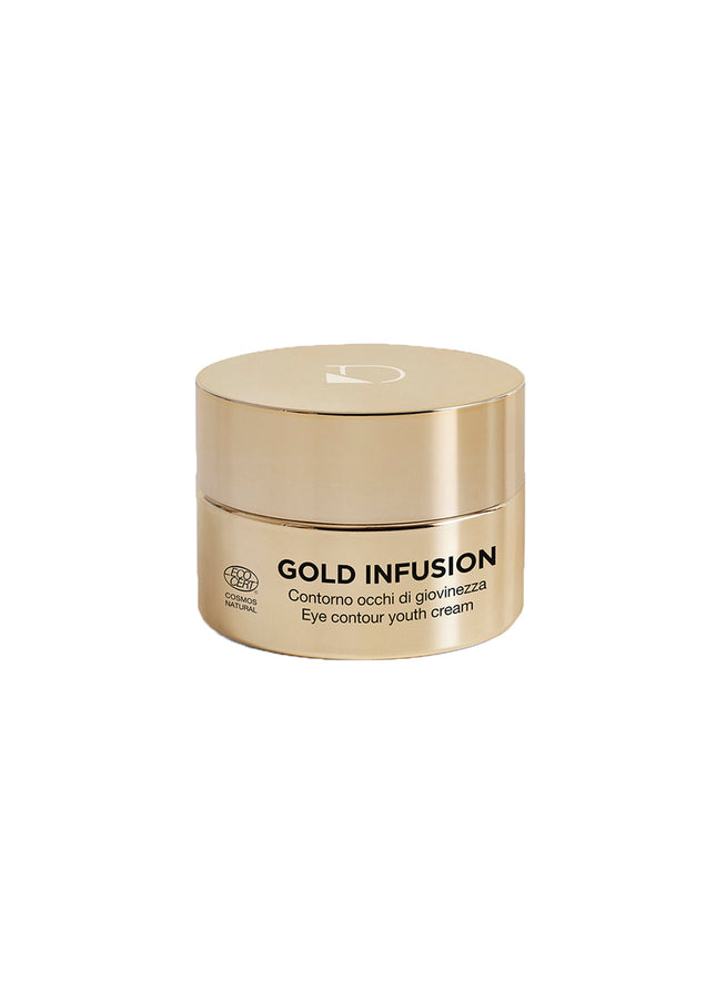 Crème pour les yeux à l'infusion d'or