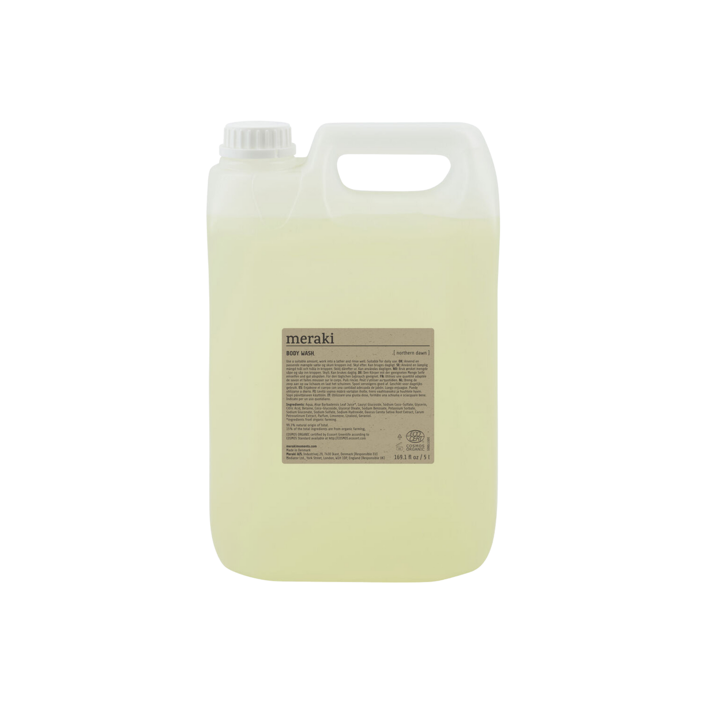 Gel douche recharge 5 L Aube du Nord