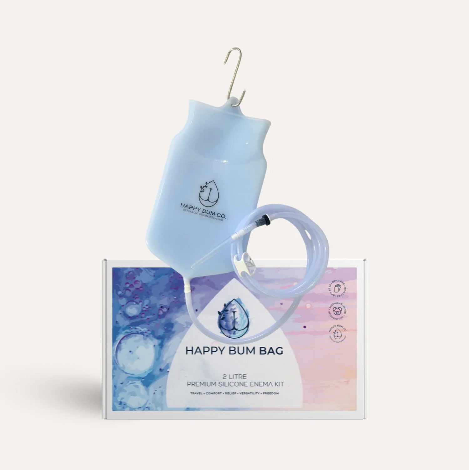 Happy Bum Bag - Silicone Enema Kit