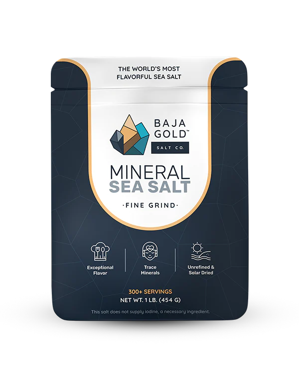 Baja Gold Signature Mineral Sea Salt - Fine Grind