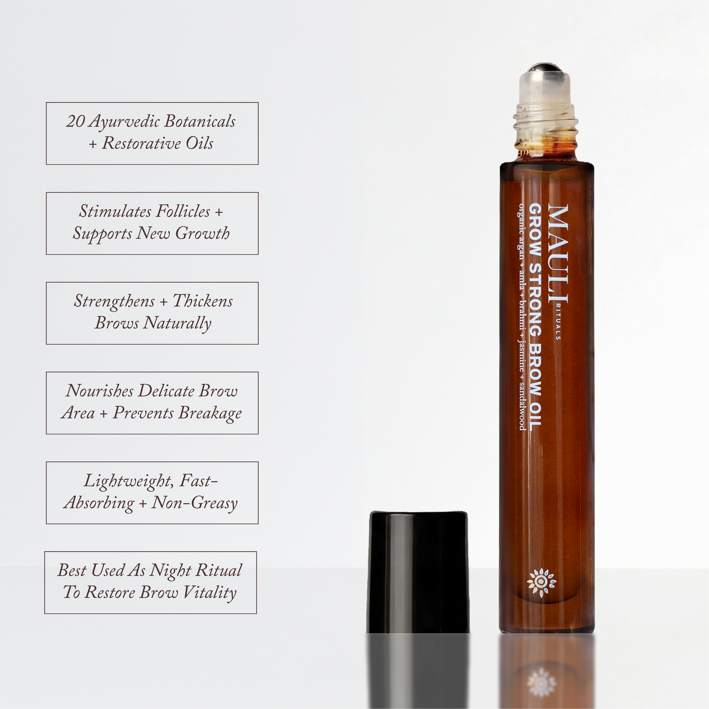 Grow Strong Brow Oil – Ayurvedisches Augenbrauenöl für vollere & kräftigere Brauen