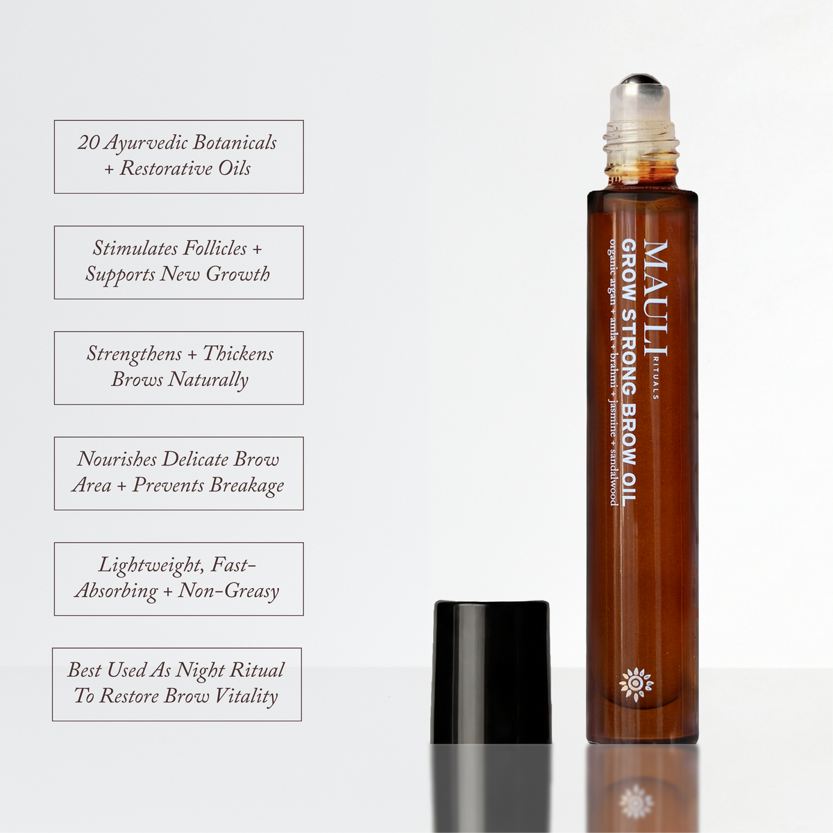 Grow Strong Brow Oil – Ayurvedisches Augenbrauenöl für vollere & kräftigere Brauen