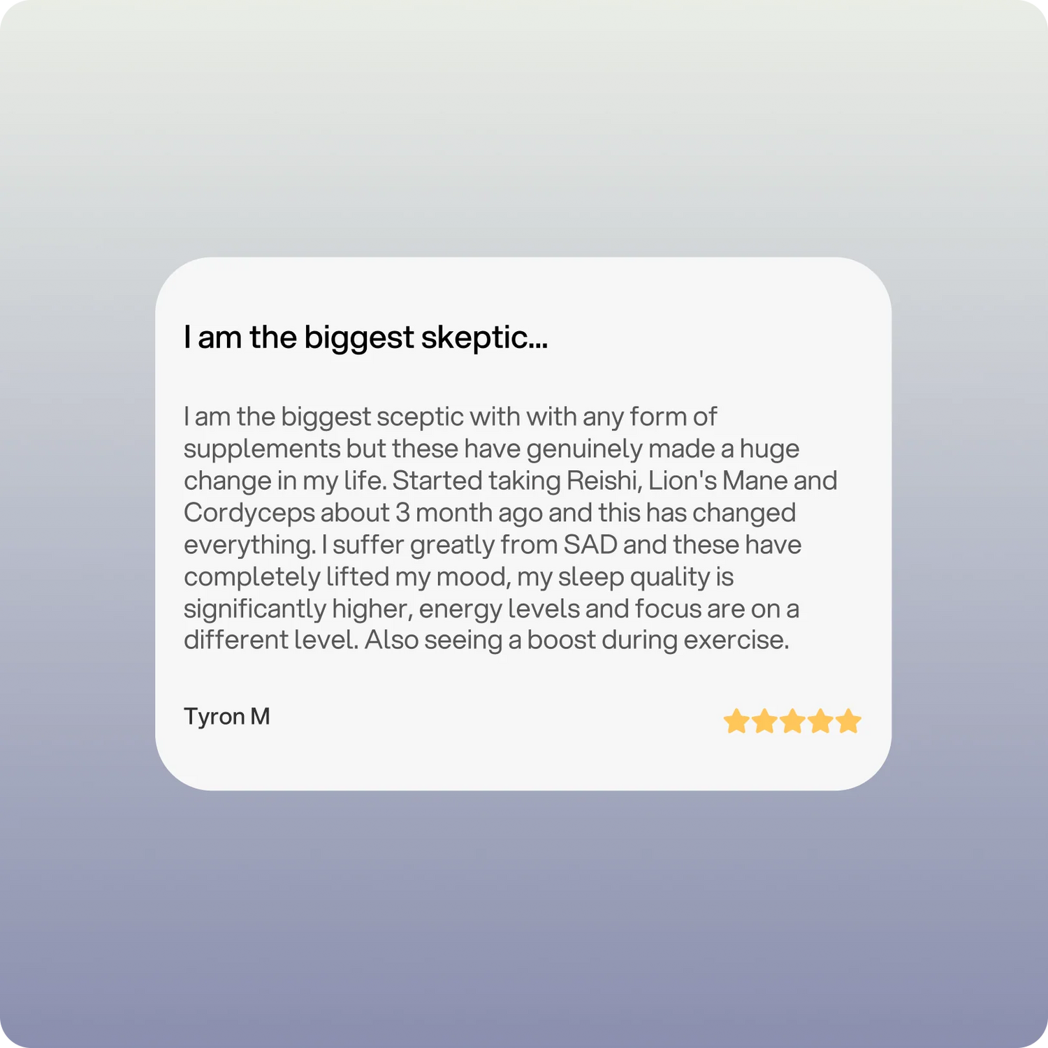 Lion's Mane 2,500 mg Capsules