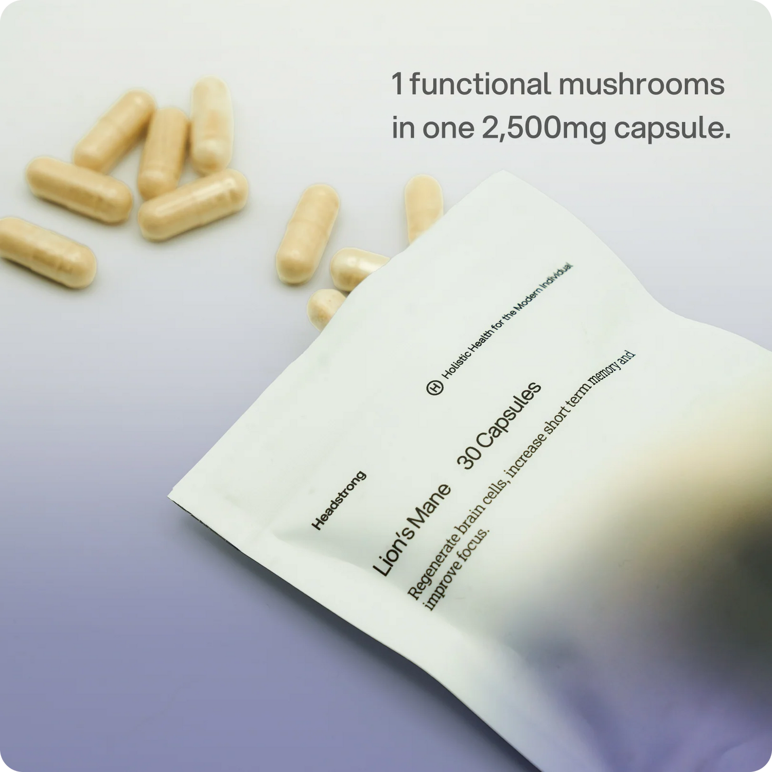 Lion's Mane 2,500 mg Capsules