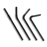 4er Set KNYGbare Trinkhalme aus Edelstahl- 22cm
