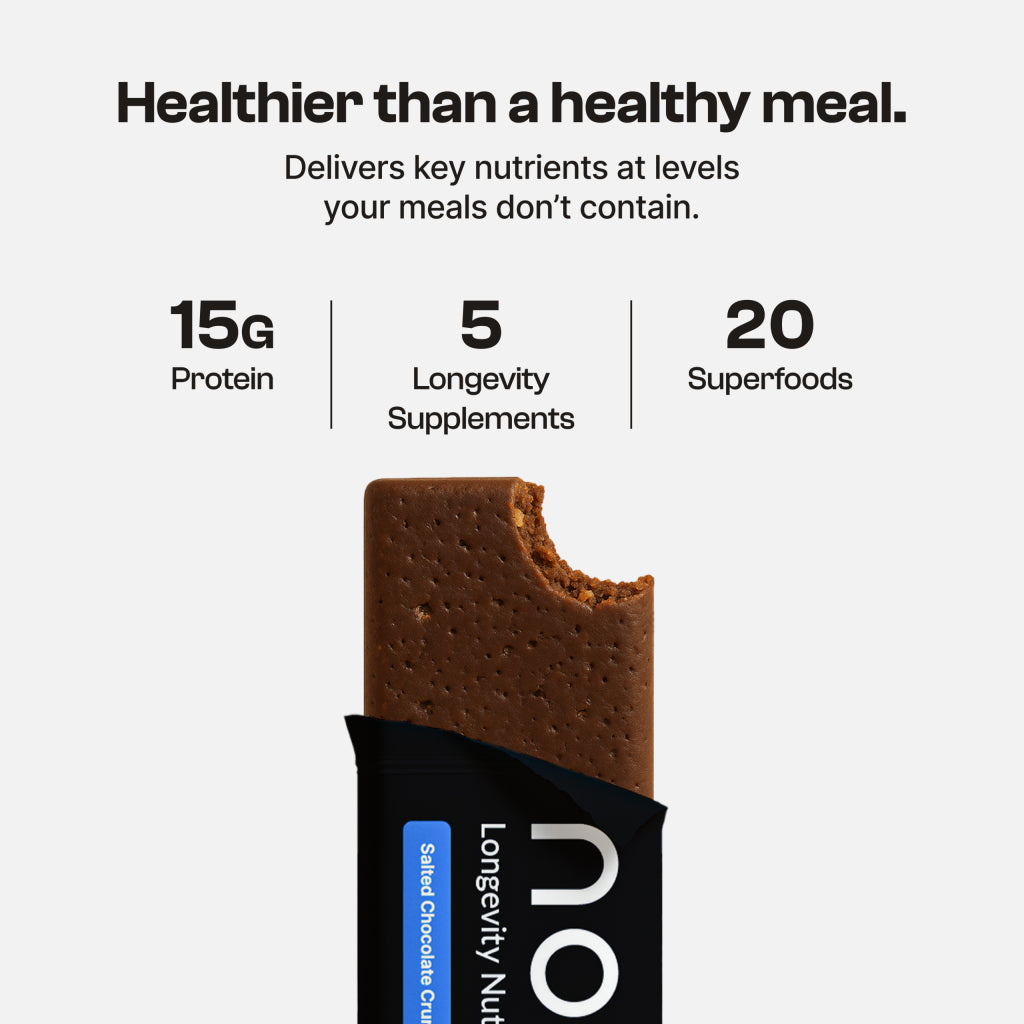 Salted Chocolate Crunch Longevity Bar