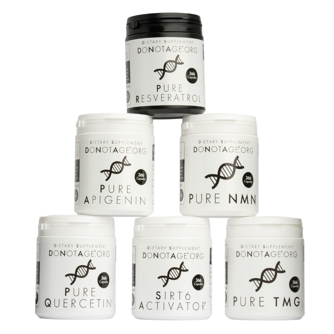 Longevity Starter Pack – 6 Wirkstoffe für Energie, Fokus & Zellgesundheit