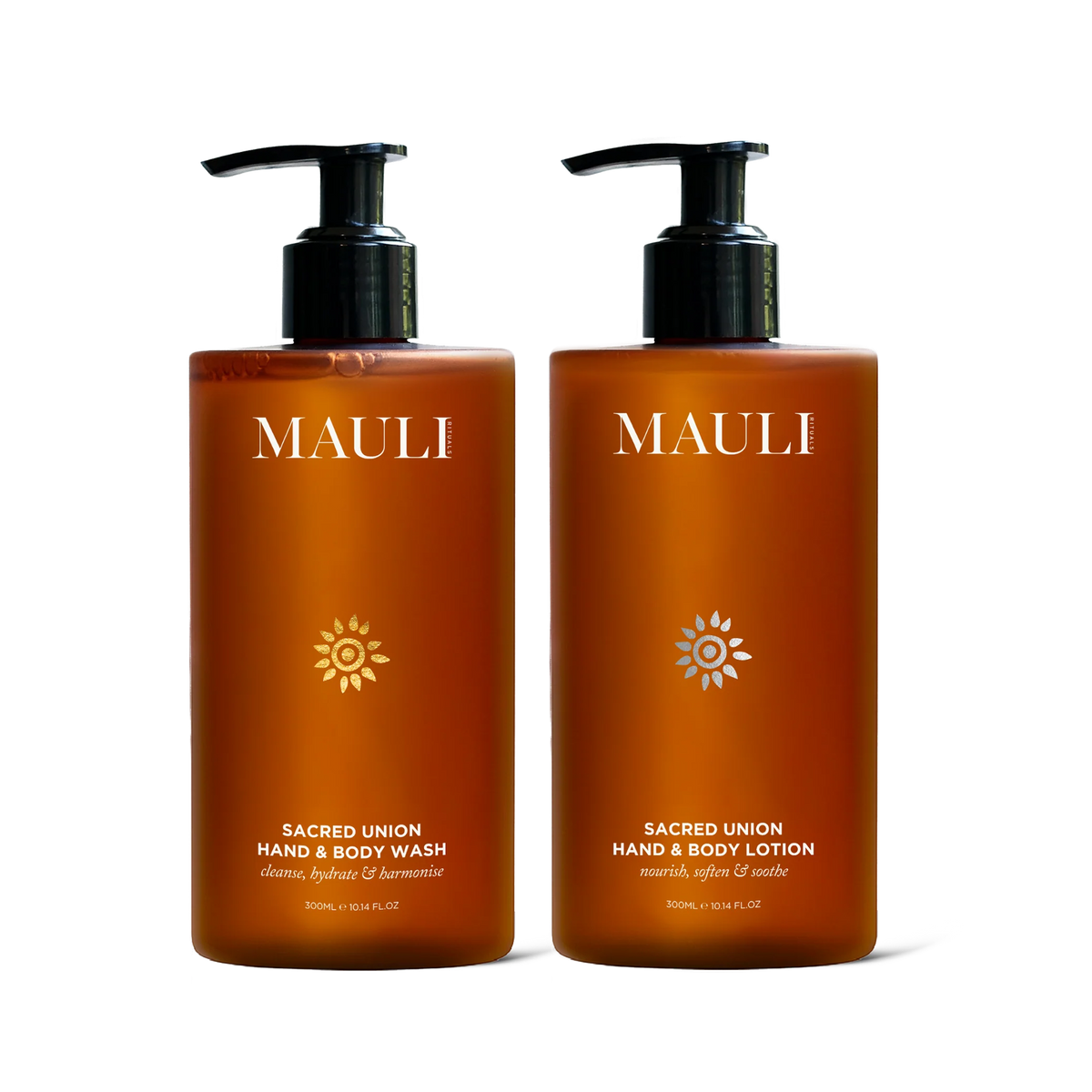 MAULI RITUALS Sacred Union Wash & Lotion Duo – Körperpflege-Set