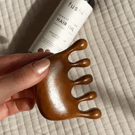 Accessoires Wooden Scalp Comb - 8cm Sandalwood