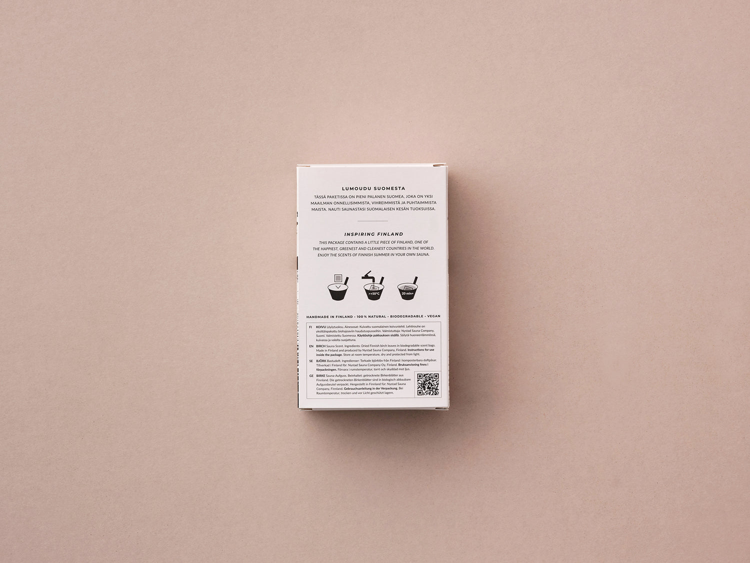 Organic sauna infusion birch 3-pack
