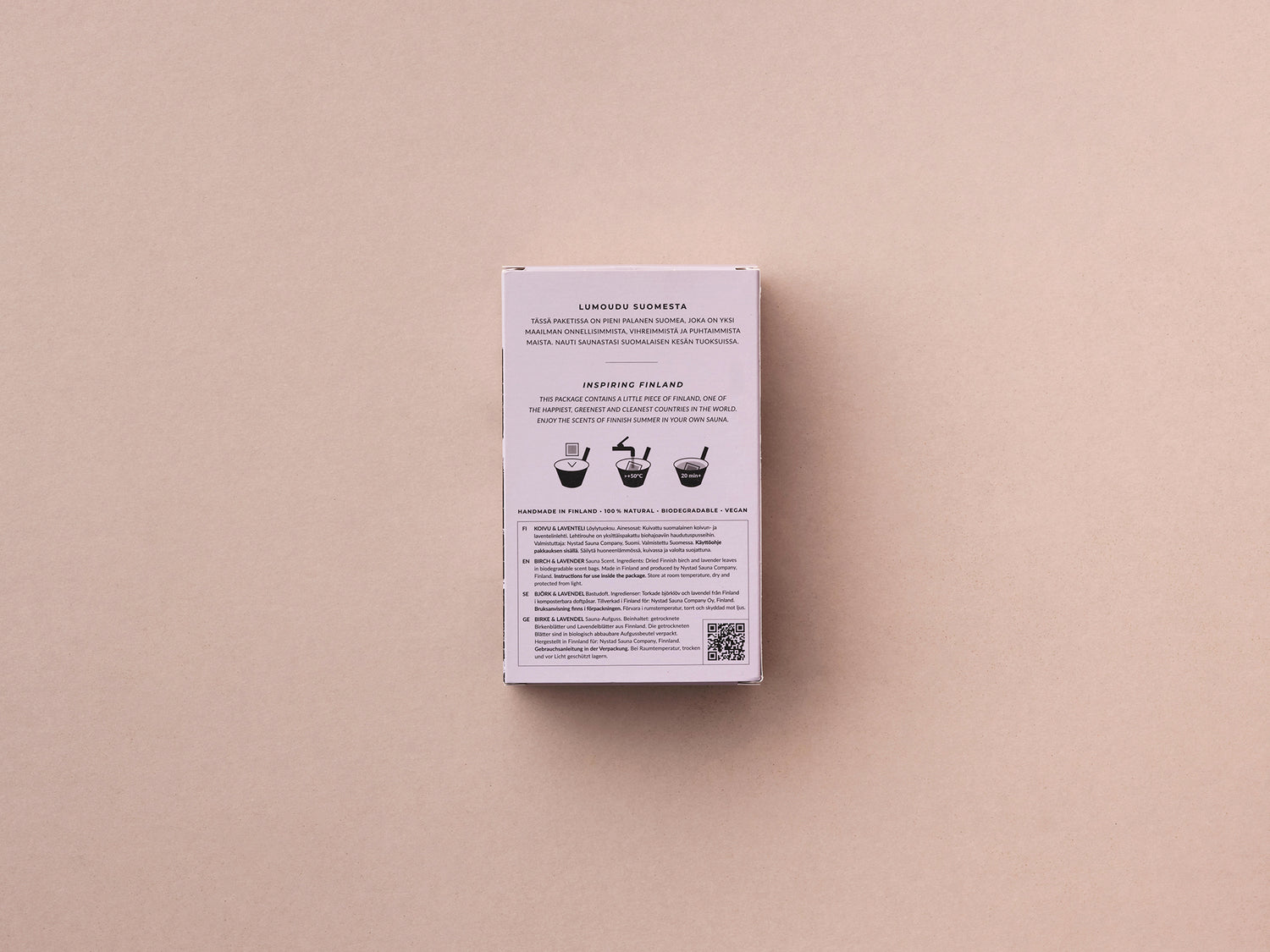 Organic sauna infusion birch & lavender 3-pack