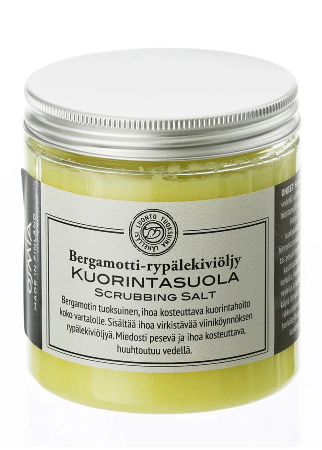 body scrub with bergamot