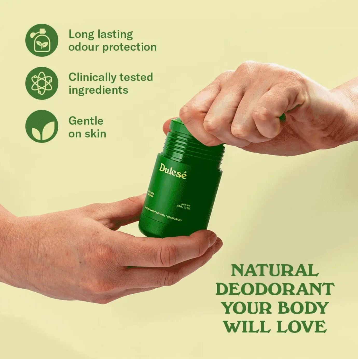 Dulesé® Refillable Natural Deodorant