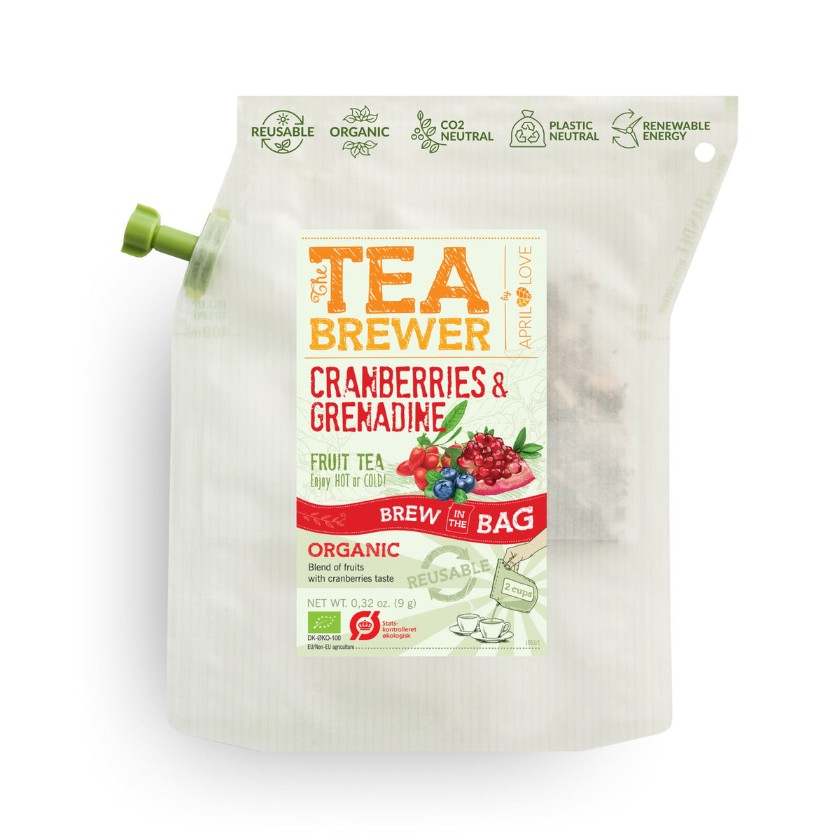 Teabrewer – Cranberries & Grenadine Teabrewer