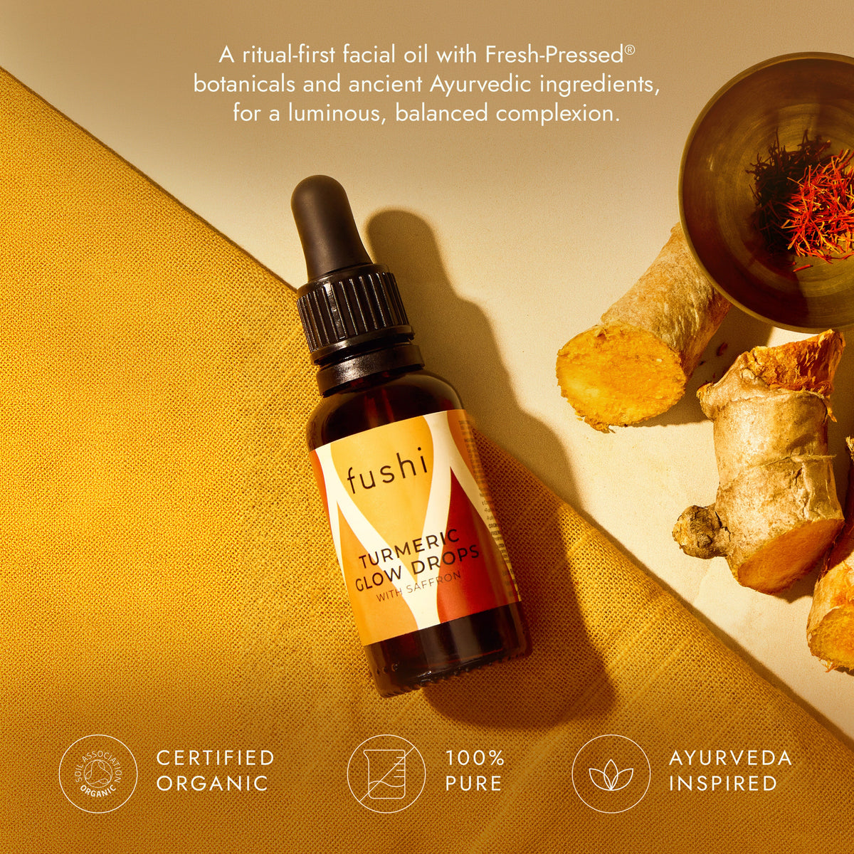 Turmeric Glow Drops with Saffron 30ml