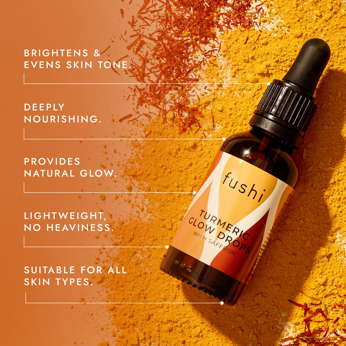 Turmeric Glow Drops with Saffron 30ml